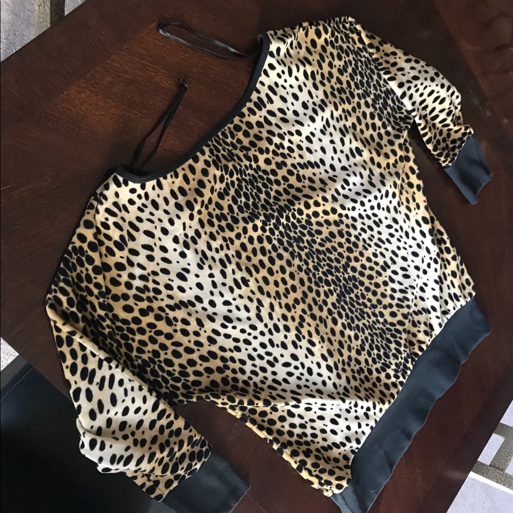 Juicy Couture velour off shoulder top